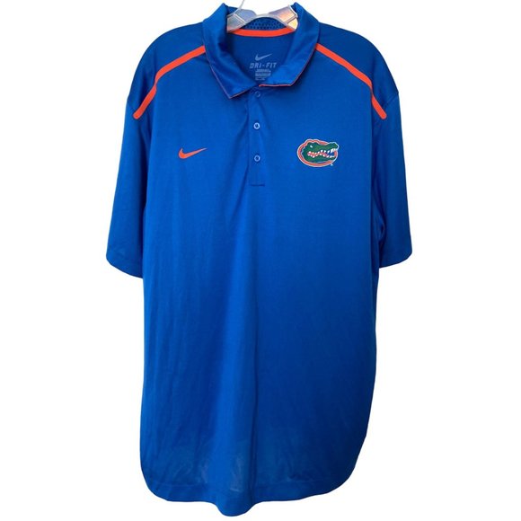 Nike Dri-Fit University of Florida Gators Polo Shirt - Men's Size XL - Picture 1 of 4